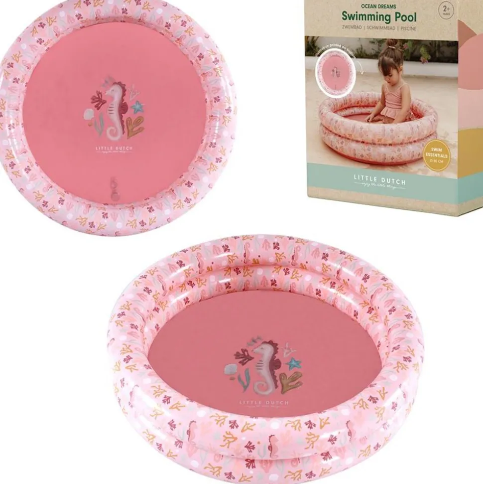 Piscine gonflable pour enfant 80 cm ocean dreams pink