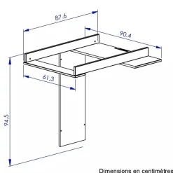Plan à langer arthur