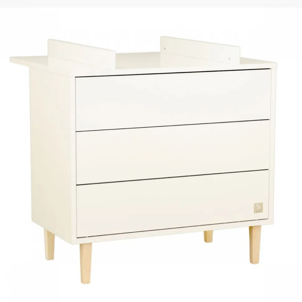 Plan à langer dessus intégrale pour commode paloma (3 tiroirs réf ew162)