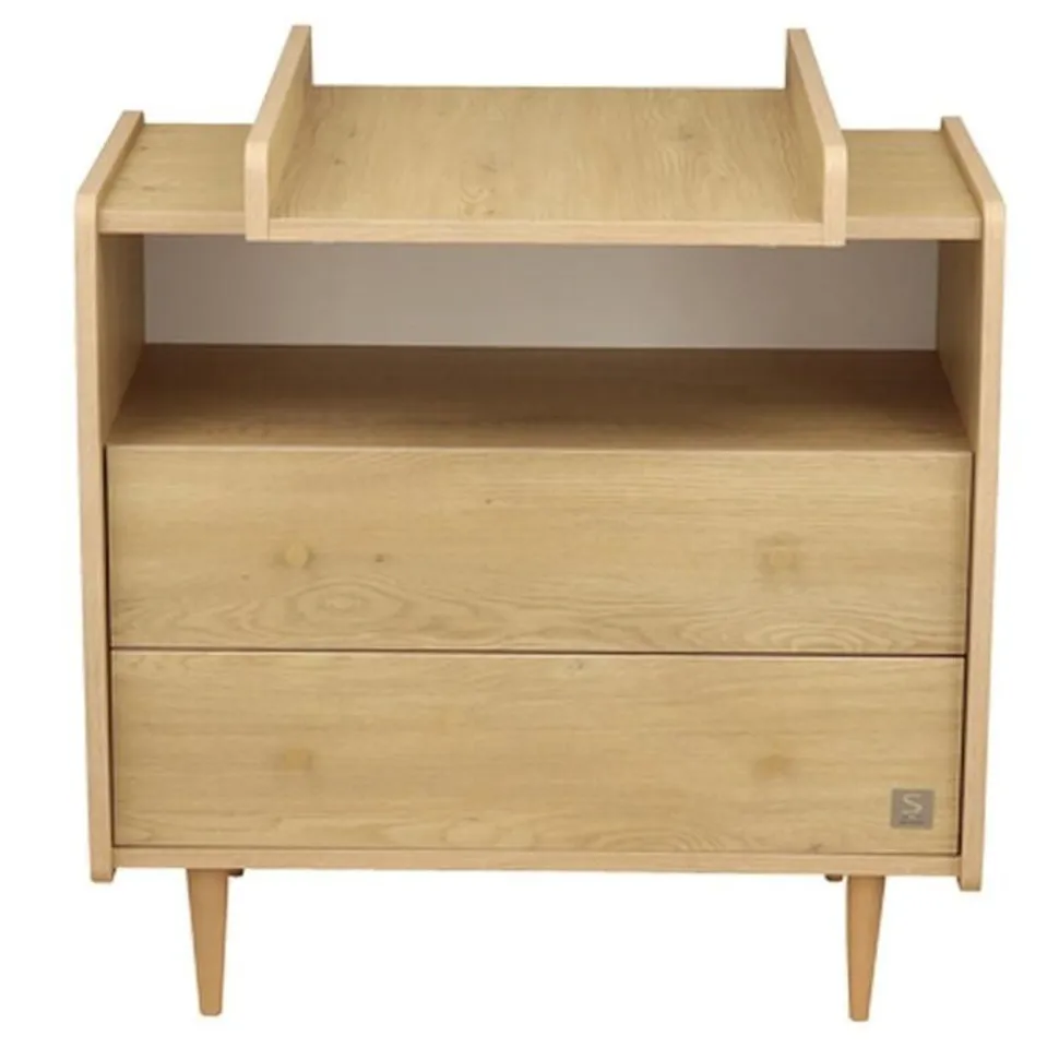 Plan à langer pour commode 2 tiroirs 1 niche my love