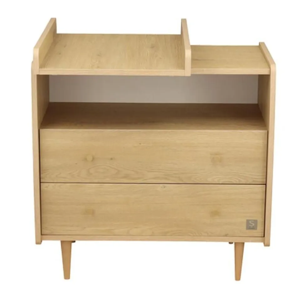 Plan à langer pour commode 2 tiroirs 1 niche my love