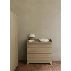 Plan à langer pour commode tsugi - honey ash