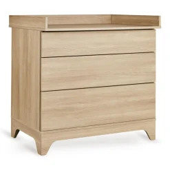 Plan à langer pour commode tsugi - honey ash