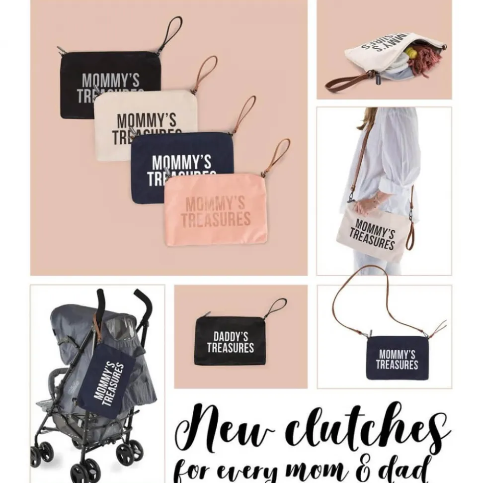 Pochette mommy's treasure pink