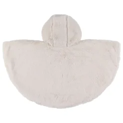 Poncho bébé en fausse fourrure 6-12m - beige