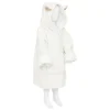 Poncho à capuche mouton flanelle