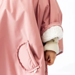Poncho chaud de voyage imperméable hibiscus