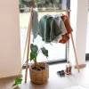 Poncho chaud de voyage pady quilted jersey brick