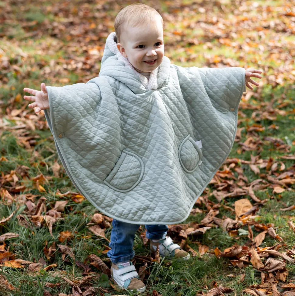 Poncho chaud de voyage pady quilted lunar