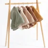 Poncho chaud de voyage teddy bouclette natural