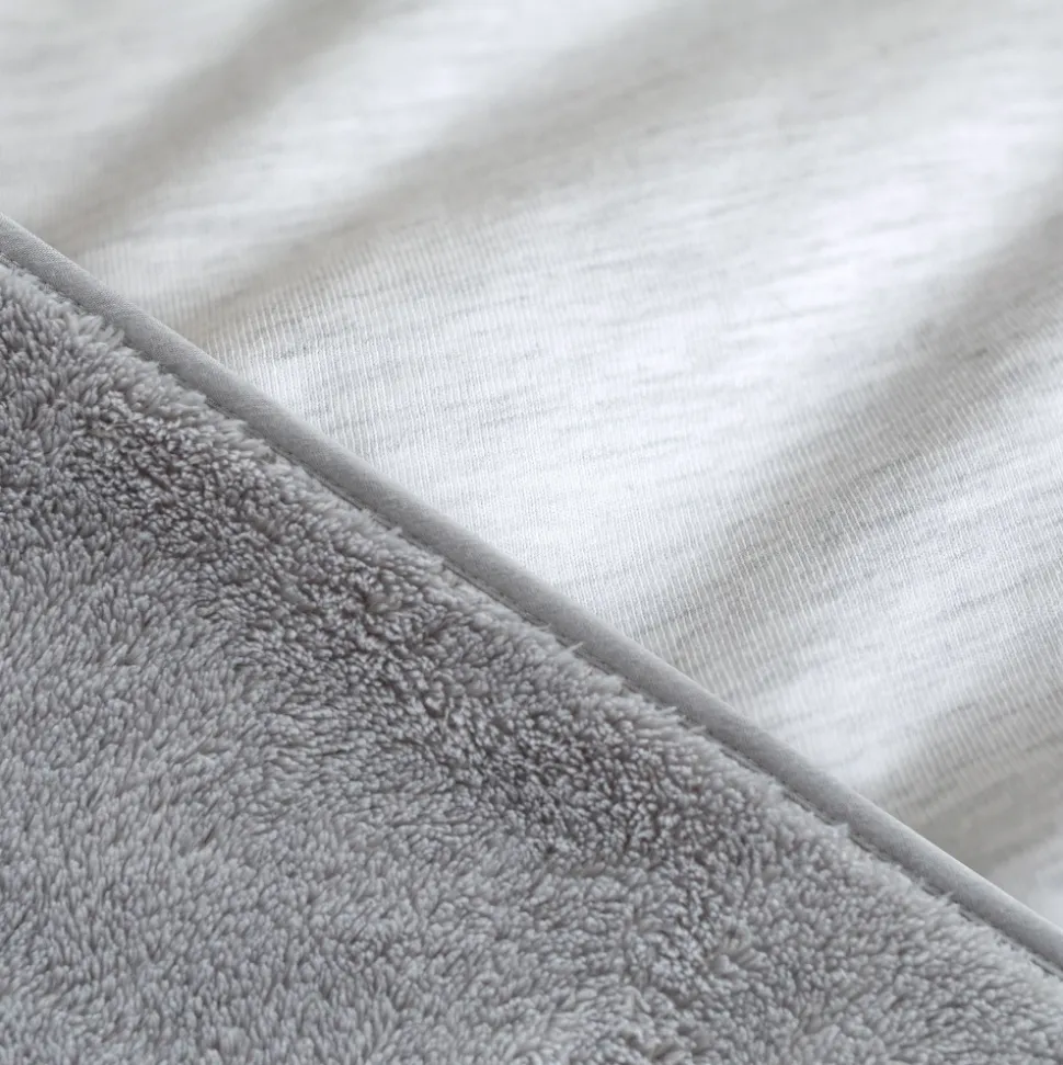 Poncho chaud softy cadum gris anthracite