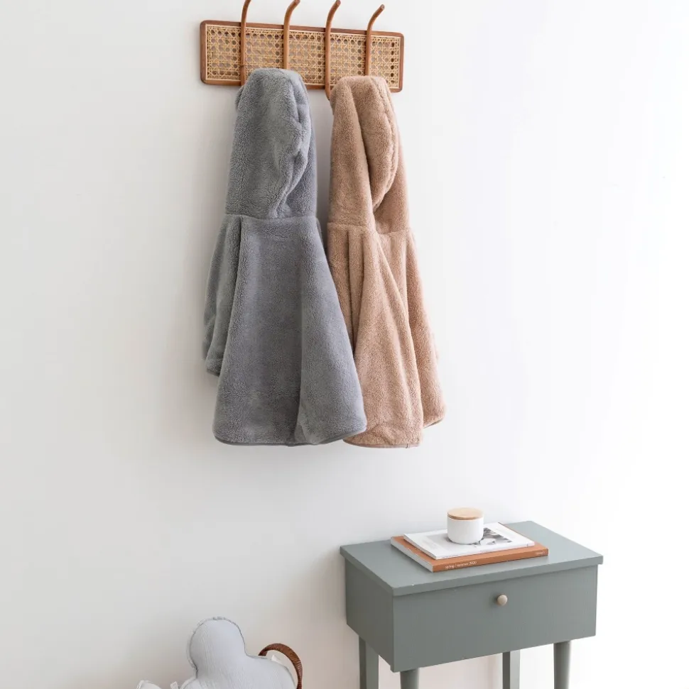 Poncho chaud softy cadum gris anthracite