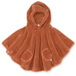 Poncho chaud softy noisette