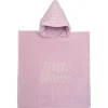 Poncho de bain à capuche bambou et gaze de coton