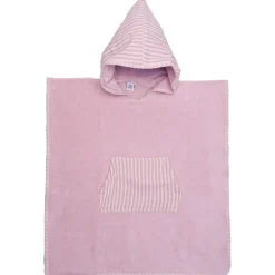Poncho de bain à capuche bambou et gaze de coton