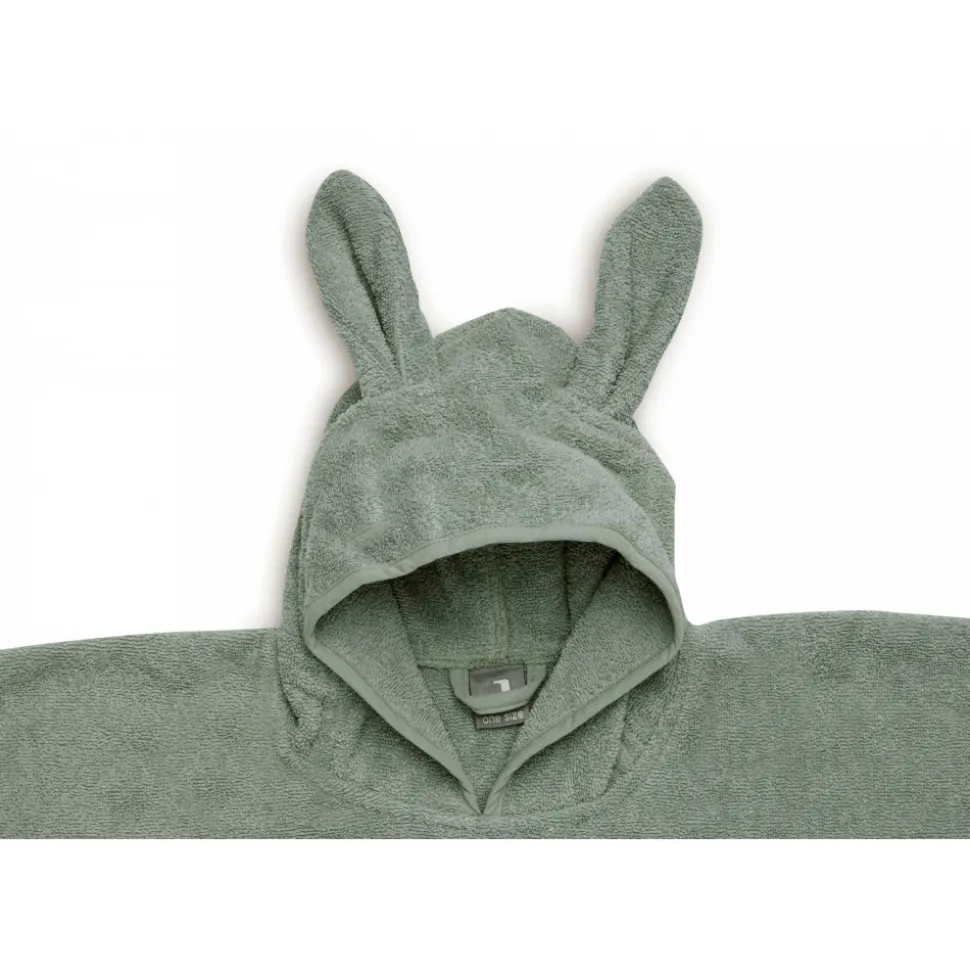 Poncho de bain éponge ash green