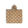 Poncho de bain éponge jacquard réversible 1-3 ans teddy bear