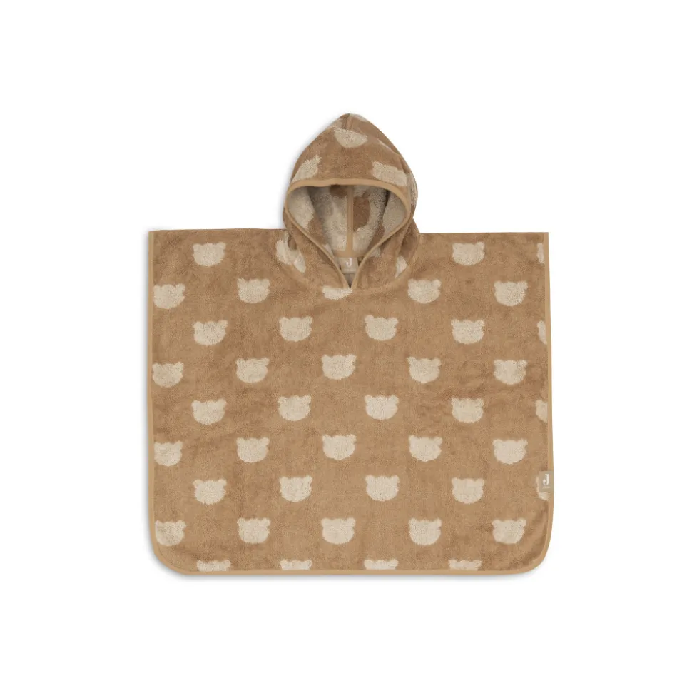 Poncho de bain éponge jacquard réversible 1-3 ans teddy bear