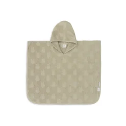 Poncho de bain éponge miffy jacquard olive