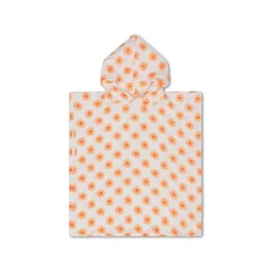Poncho de plage cœur en fleur 52 x 52 cm