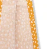 Poncho de plage 55 x 50 cm pois orange