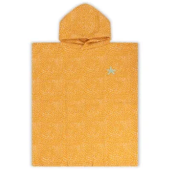 Poncho de plage 55 x 50 cm pois orange