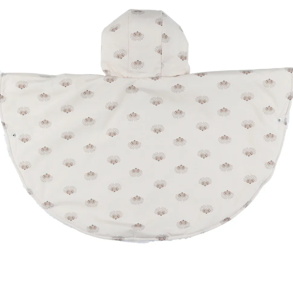 Poncho imperméable avec doublure groloudoux 18-36m - rose