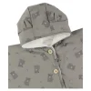 Poncho imperméable doublure groloudoux 6-12m - kaki