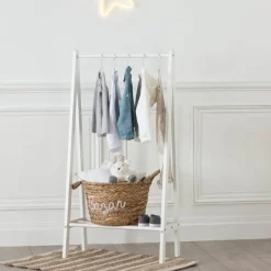 Portant à vêtements enfant blanc