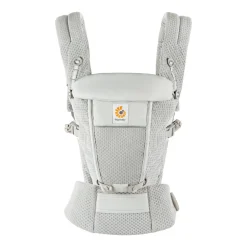 Porte-bébé adapt mesh softflex - gris perle