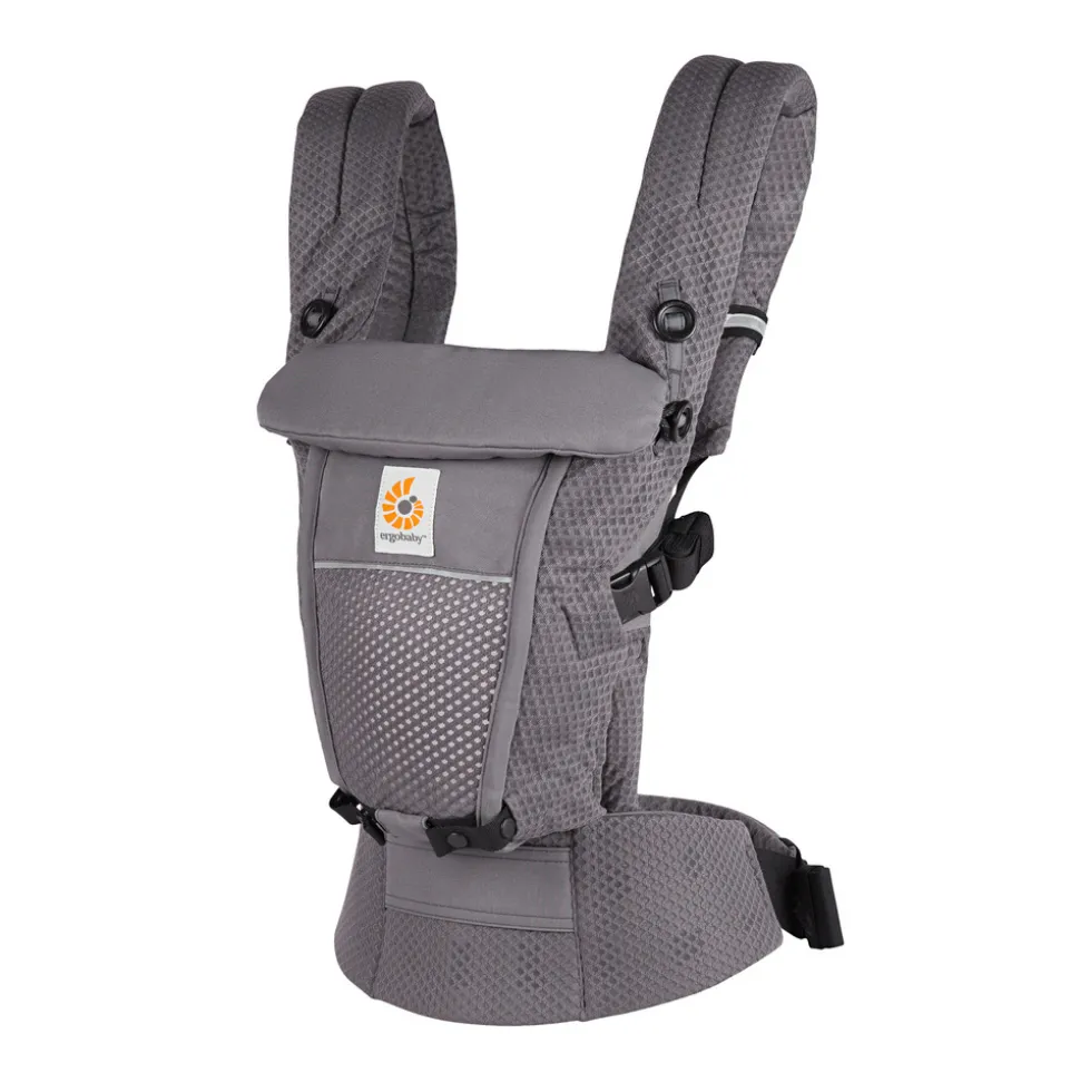 Porte-bébé adapt mesh softflex - gris anthracite