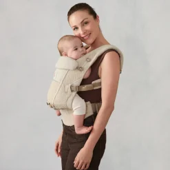 Porte-bébé adapt mesh softflex - natural beige