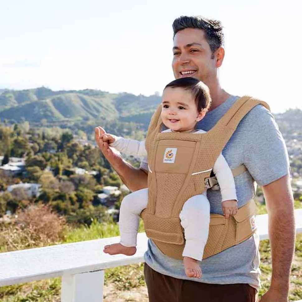 Porte bébé alta hip seat camel brown