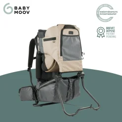 Porte bébé de randonnée avec housse de pluie moov & hike dune