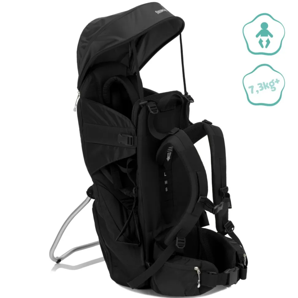 Porte-bébé de randonnée noir