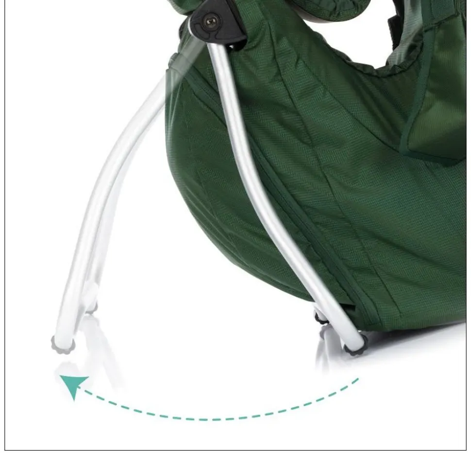 Porte-bébé de randonnée vert