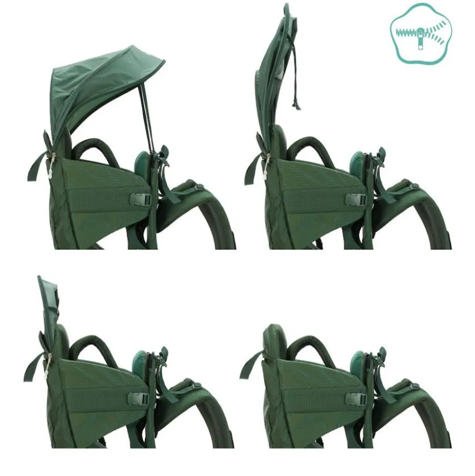 Porte-bébé de randonnée vert