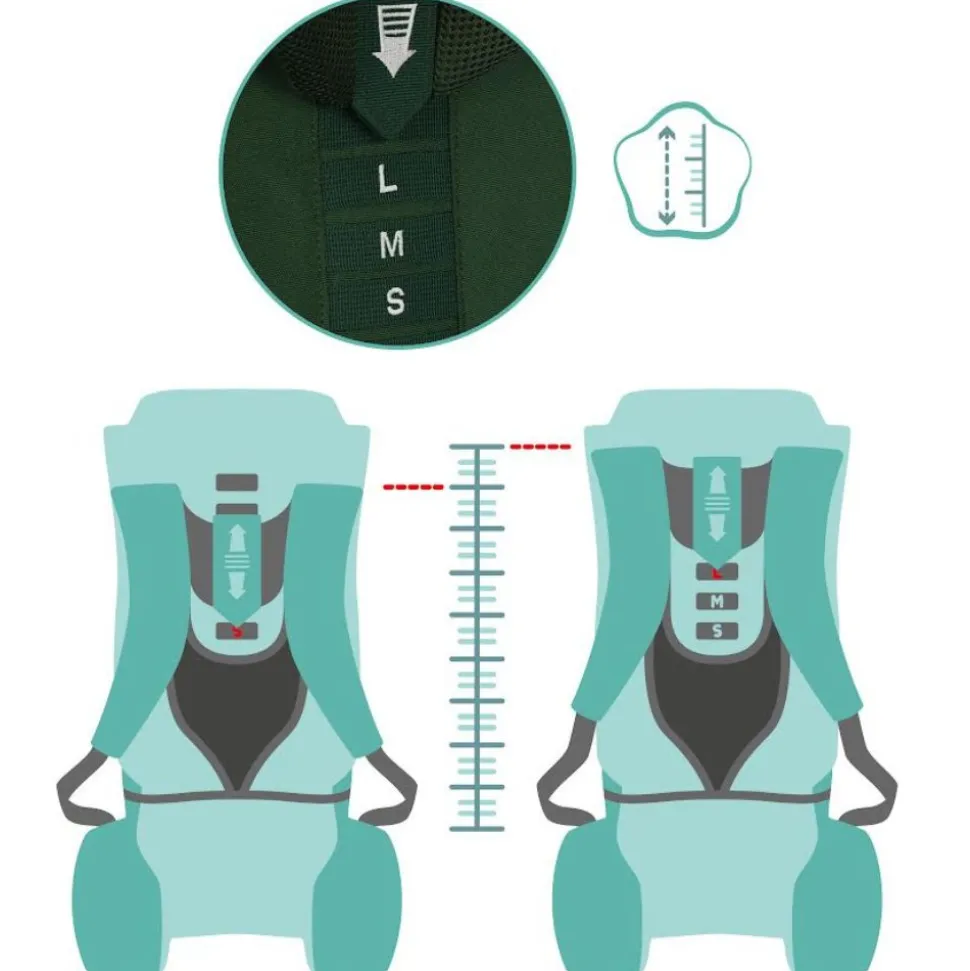 Porte-bébé de randonnée vert