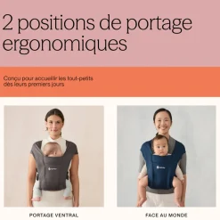 Porte-bébé embrace crème