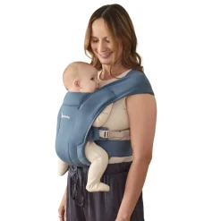 Porte-bébé embrace gris bleu