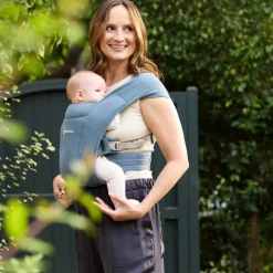 Porte-bébé embrace gris bleu
