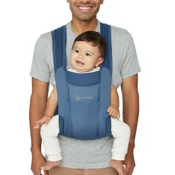 Porte bébé embrace soft air mesh - bleu