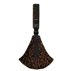 Porte-bébé enfant marron léopard