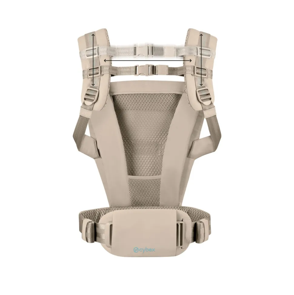 Porte-bébé ergonomique amya évolutif et respirant almond beige