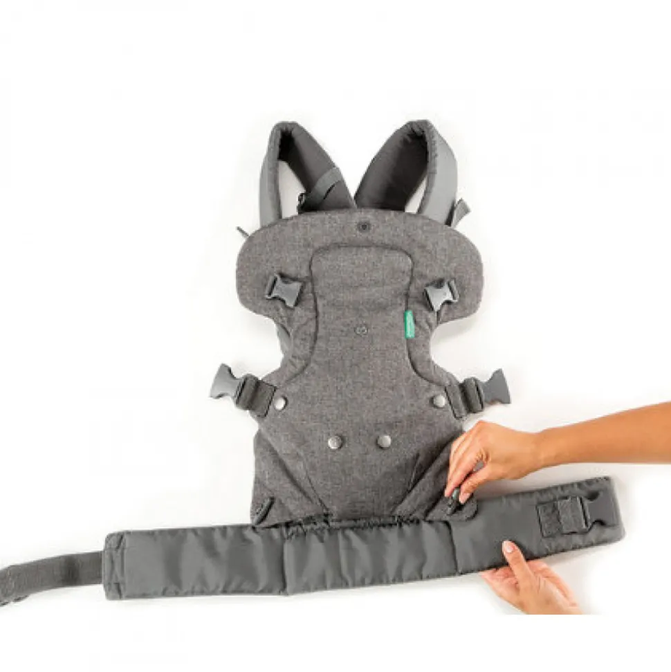 Porte bébé flip ergo 4 en 1 gris