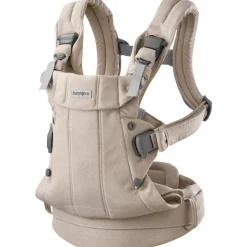 Porte bébé harmony melange tissé beige clair