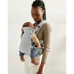 Porte bébé harmony mesh 3d argent