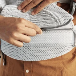Porte bébé harmony mesh 3d argent