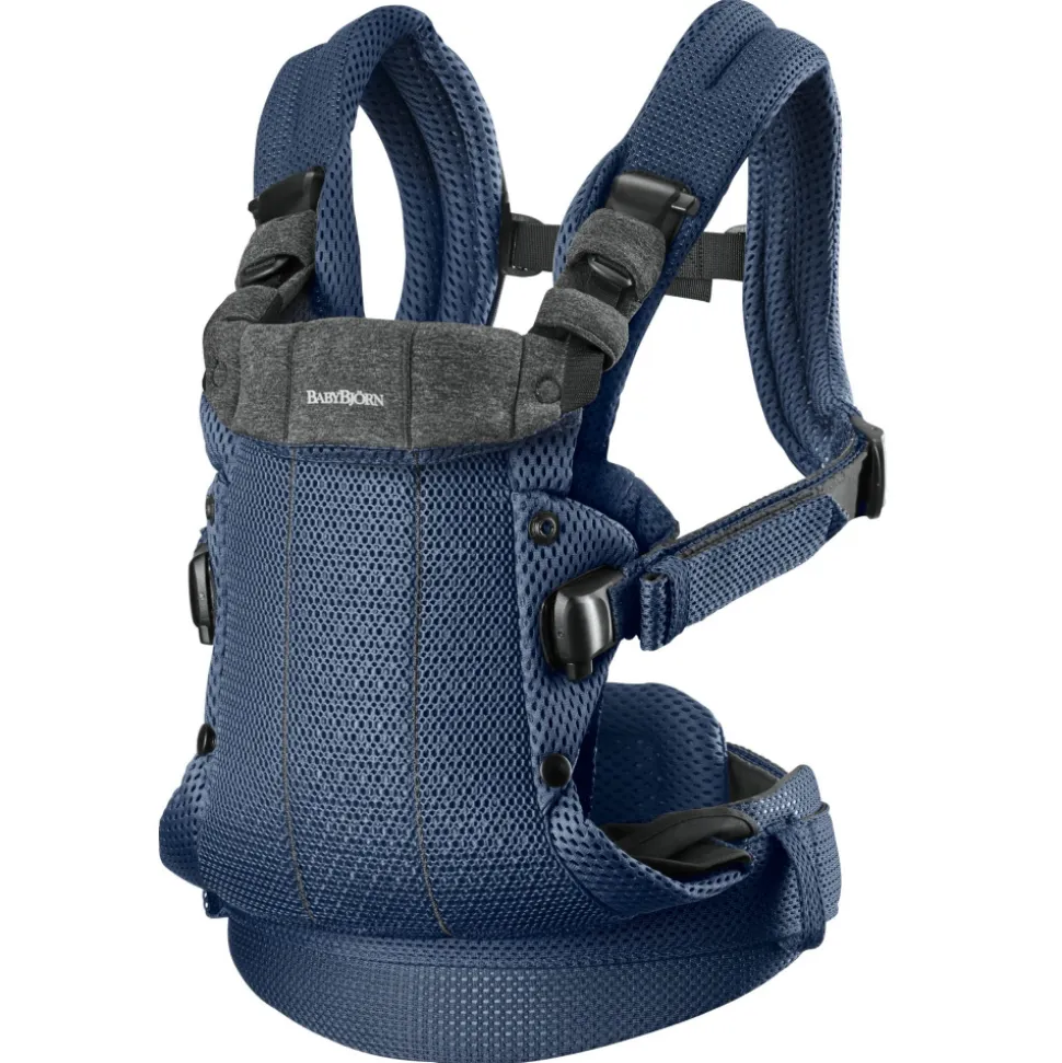 Porte bébé harmony mesh 3d bleu marine