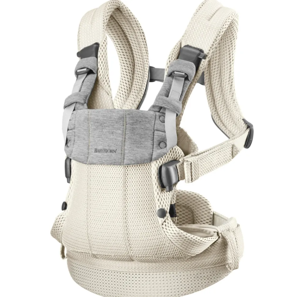 Porte bébé harmony mesh 3d crème